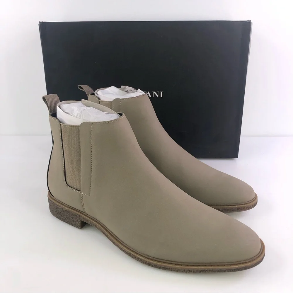 ALFANI Men's Jonah Chelsea Boot Neutral Brand New In The Box